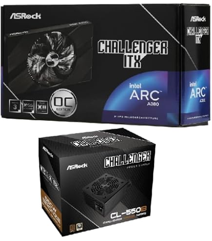 Amazon.com: ASRock Tarjeta gráfica Intel Arc A380 Challenger ITX